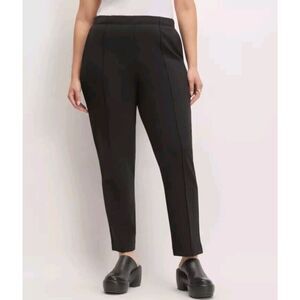EVERLANE The Dream Pants Women’s Black Pull On Elastic Waist Pockets Size XXS